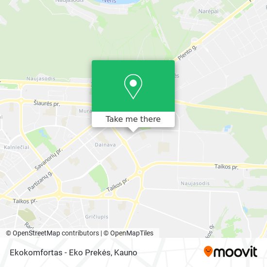 Ekokomfortas - Eko Prekės map