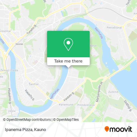 Ipanema Pizza map