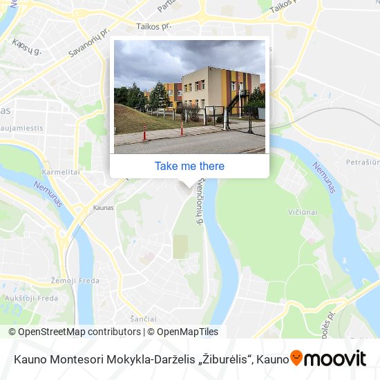 Kauno Montesori Mokykla-Darželis „Žiburėlis“ map