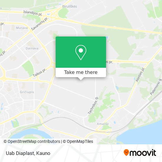 Uab Diaplast map