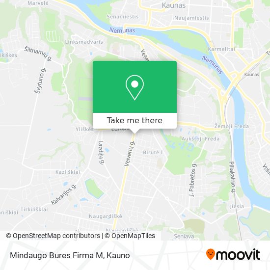Карта Mindaugo Bures Firma M