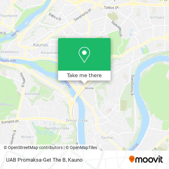 Карта UAB Promaksa-Get The B