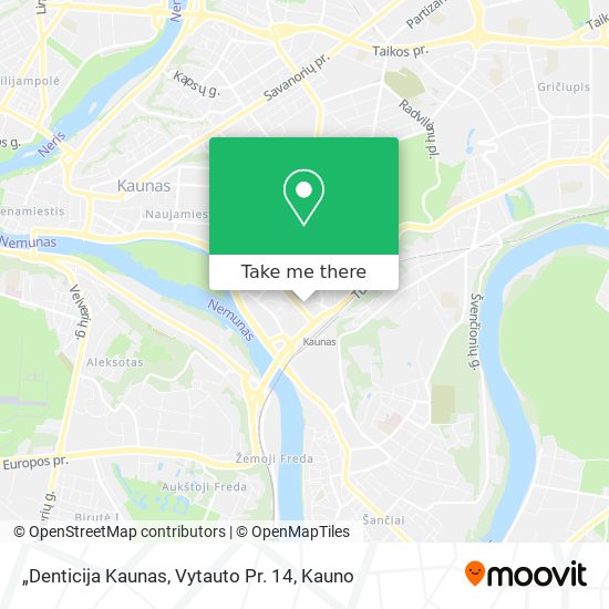 „Denticija Kaunas, Vytauto Pr. 14 map