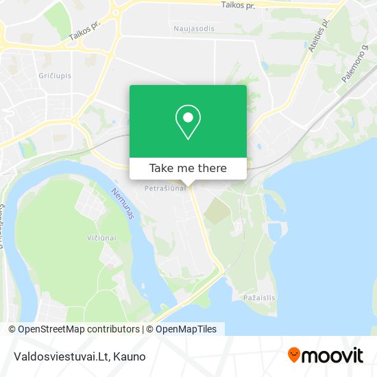 Valdosviestuvai.Lt map