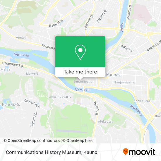 Communications History Museum map