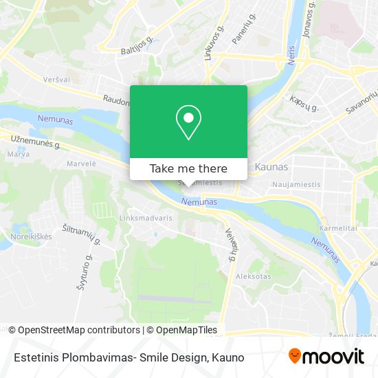 Estetinis Plombavimas- Smile Design map