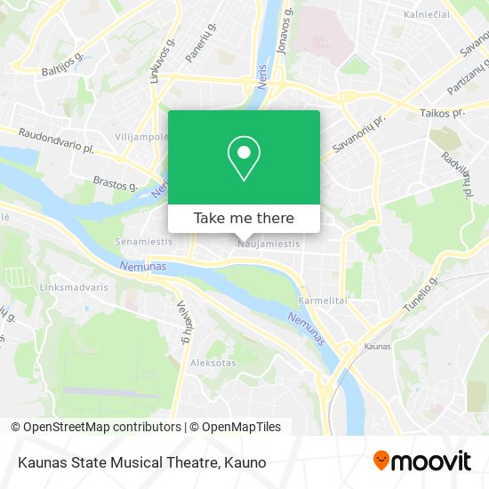 Карта Kaunas State Musical Theatre