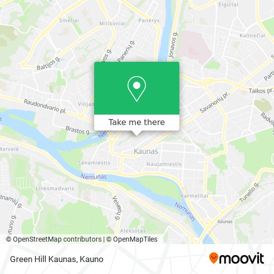 Карта Green Hill Kaunas