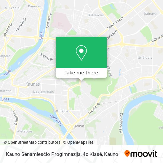 Kauno Senamiesčio Progimnazija, 4c Klasė map