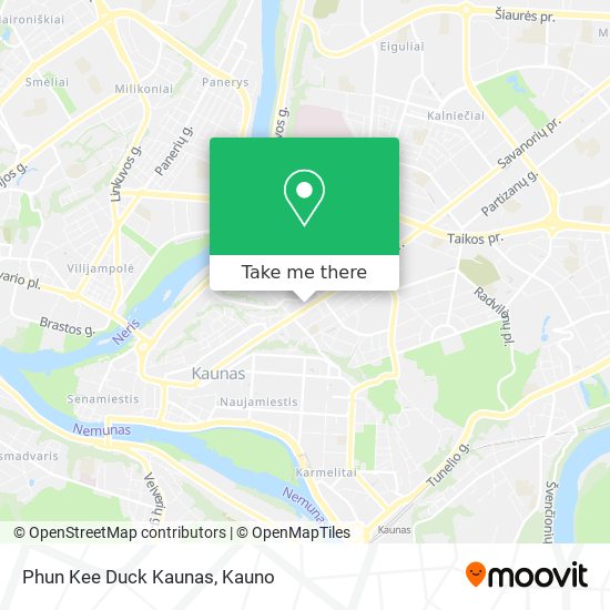 Phun Kee Duck Kaunas map