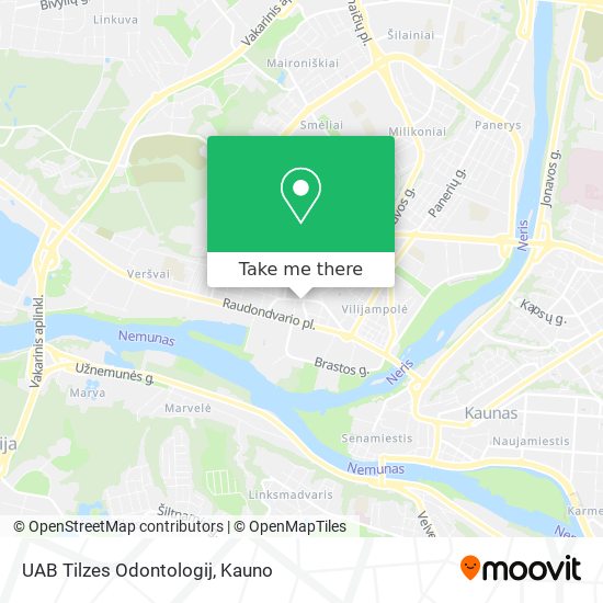 UAB Tilzes Odontologij map