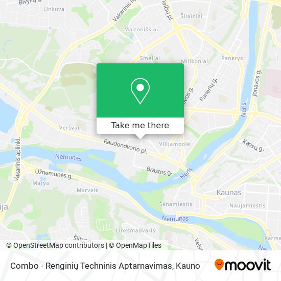 Combo - Renginių Techninis Aptarnavimas map