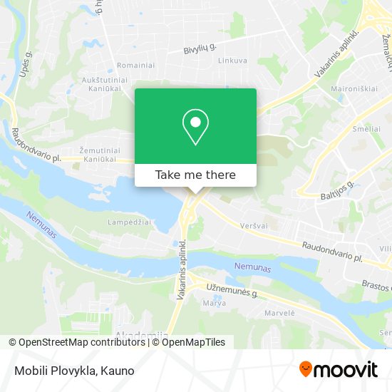 Mobili Plovykla map