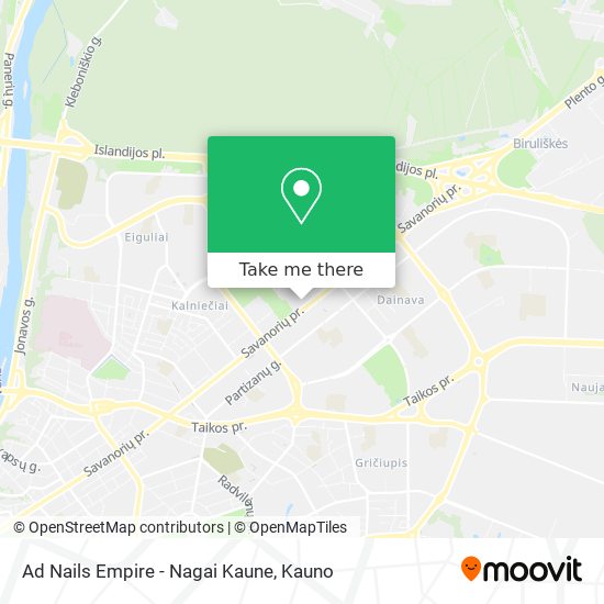 Ad Nails Empire - Nagai Kaune map