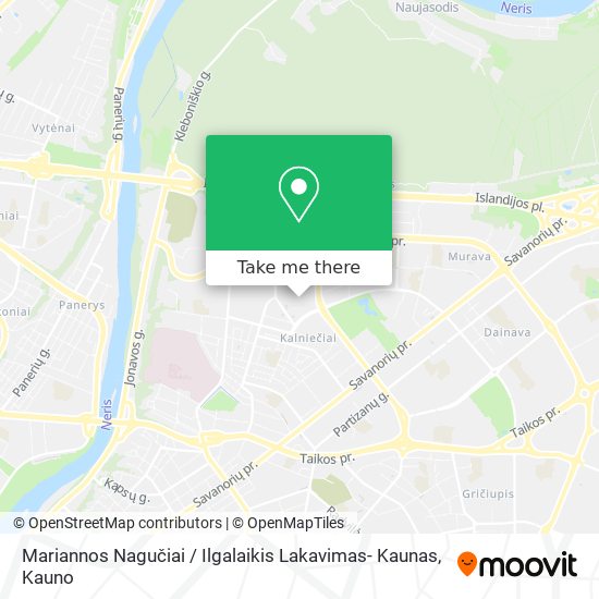 Карта Mariannos Nagučiai / Ilgalaikis Lakavimas- Kaunas
