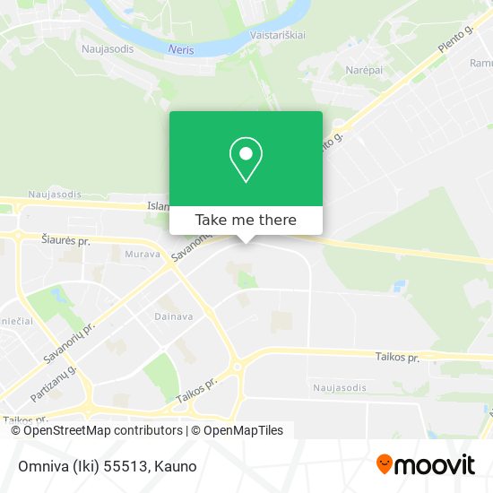 Omniva (Iki) 55513 map