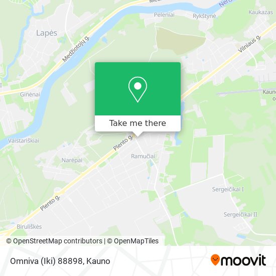 Omniva (Iki) 88898 map