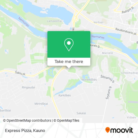 Карта Express Pizza