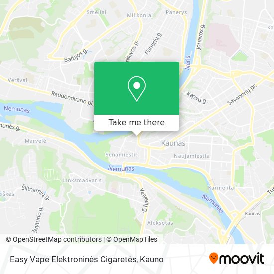 Easy Vape Elektroninės Cigaretės map