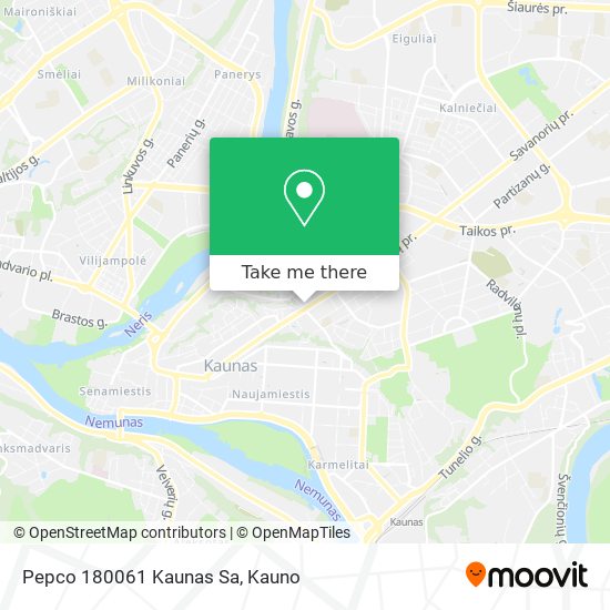 Pepco 180061 Kaunas Sa map