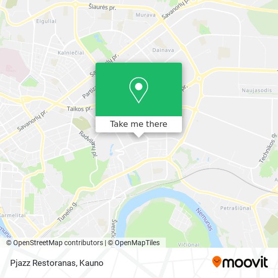 Pjazz Restoranas map