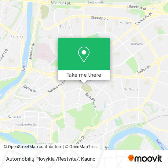 Automobilių Plovykla /Restvita/ map
