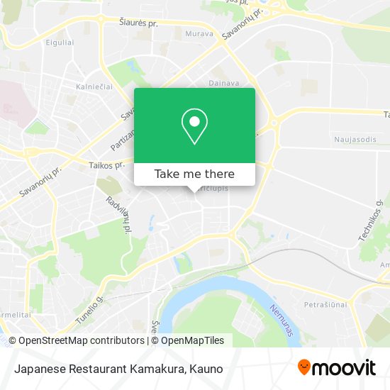 Japanese Restaurant Kamakura map