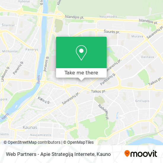 Web Partners - Apie Strategiją Internete map