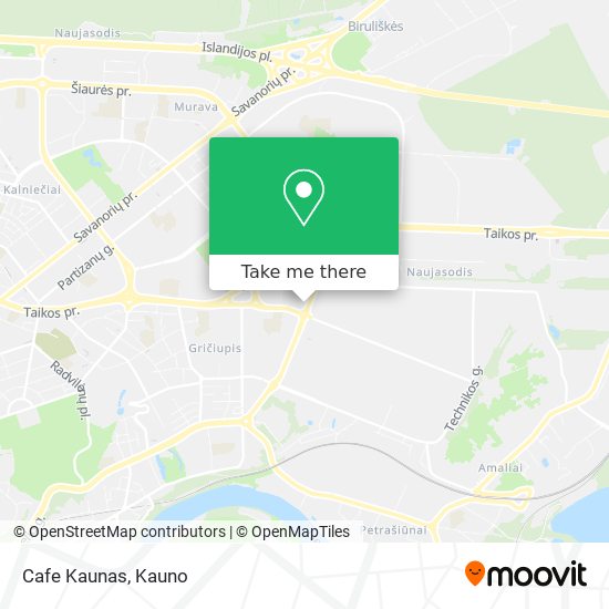 Карта Cafe Kaunas