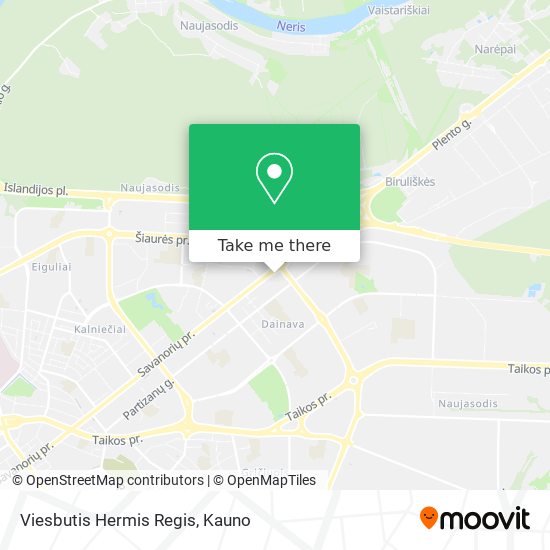 Карта Viesbutis Hermis Regis