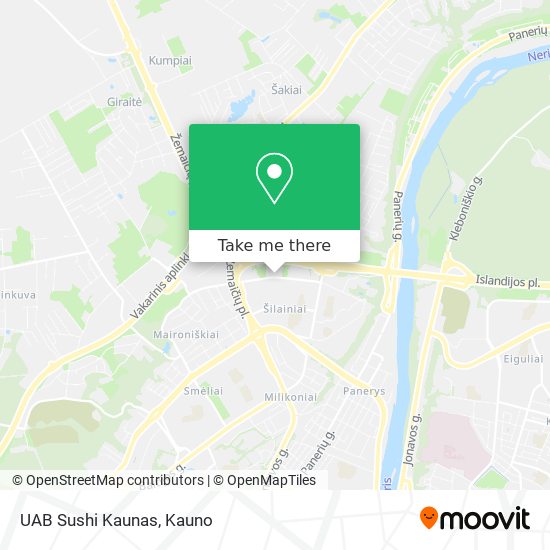UAB Sushi Kaunas map