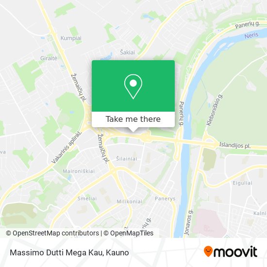Massimo Dutti Mega Kau map