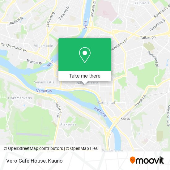 Vero Cafe House map