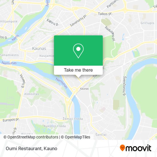 Oumi Restaurant map