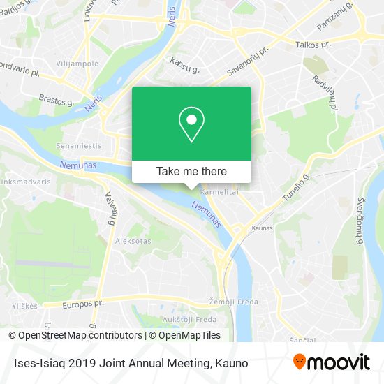 Ises-Isiaq 2019 Joint Annual Meeting map