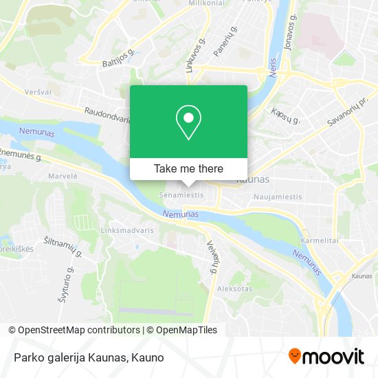 Parko galerija Kaunas map