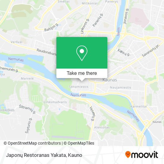 Japonų Restoranas Yakata map