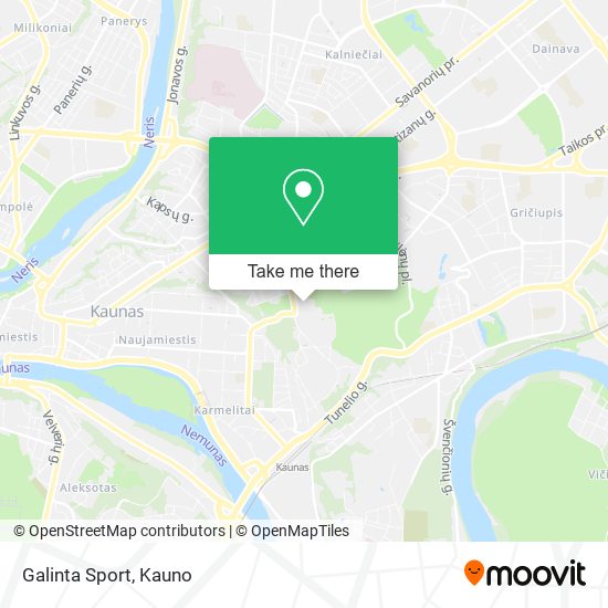Galinta Sport map