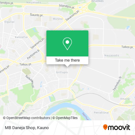 Карта MB Daneja Shop