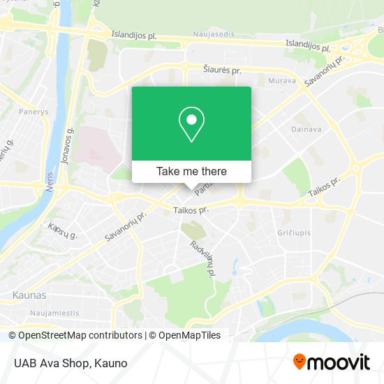 Карта UAB Ava Shop