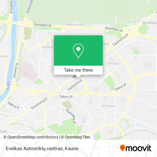 Evelkas Autostiklų centras map