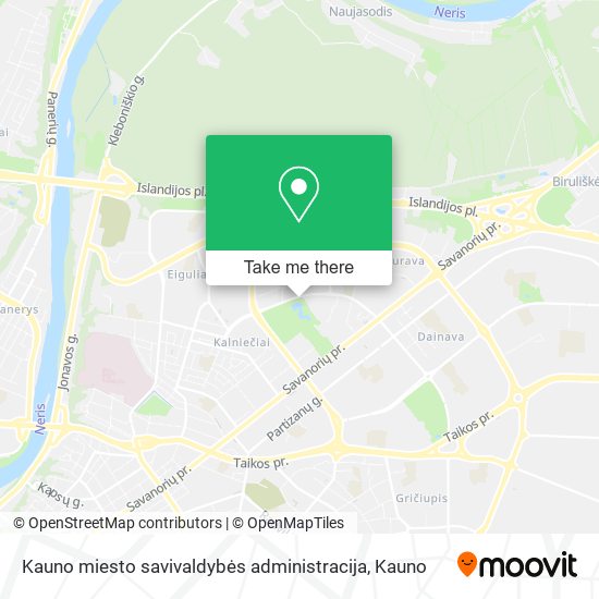 Kauno miesto savivaldybės administracija map