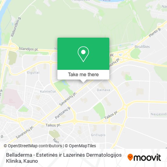 Belladerma - Estetinės ir Lazerinės Dermatologijos Klinika map