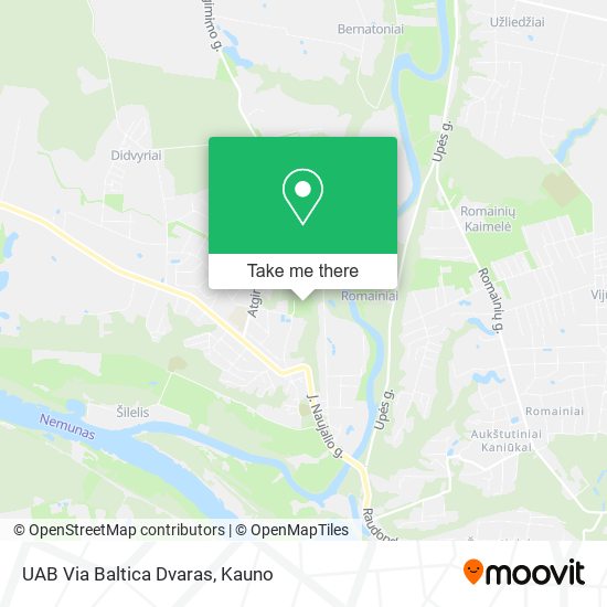 UAB Via Baltica Dvaras map