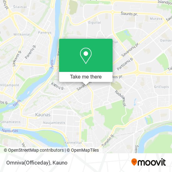Omniva(Officeday) map
