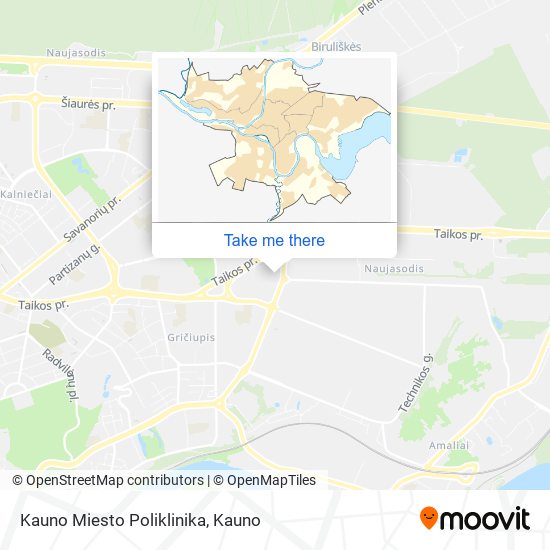 Kauno Miesto Poliklinika map