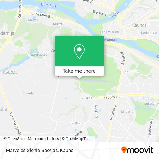 Marveles Slenio Spot'as map