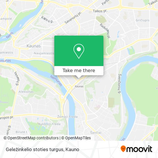Geležinkelio stoties turgus map