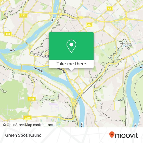 Green Spot map