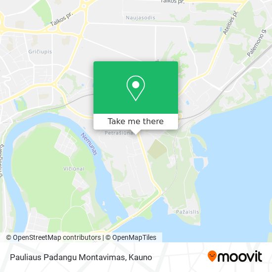 Pauliaus Padangu Montavimas map